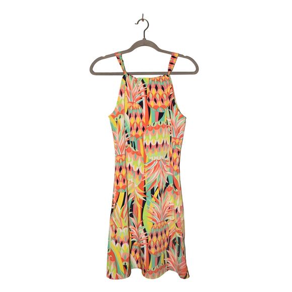 CROWN & IVY NEW $89 Multi-Color Pineapple Print Sleeveless Sundress Small - Picture 1 of 3